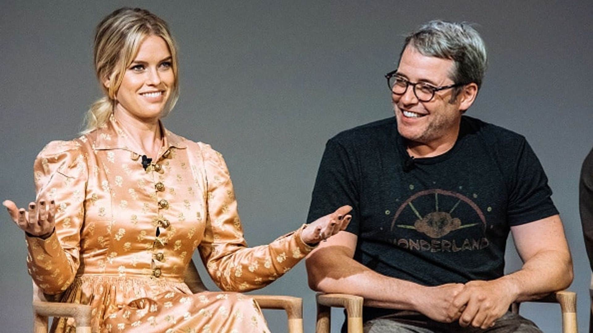 Matthew Broderick and Alice Eve were inseparable filming 'Dirty Weekend'