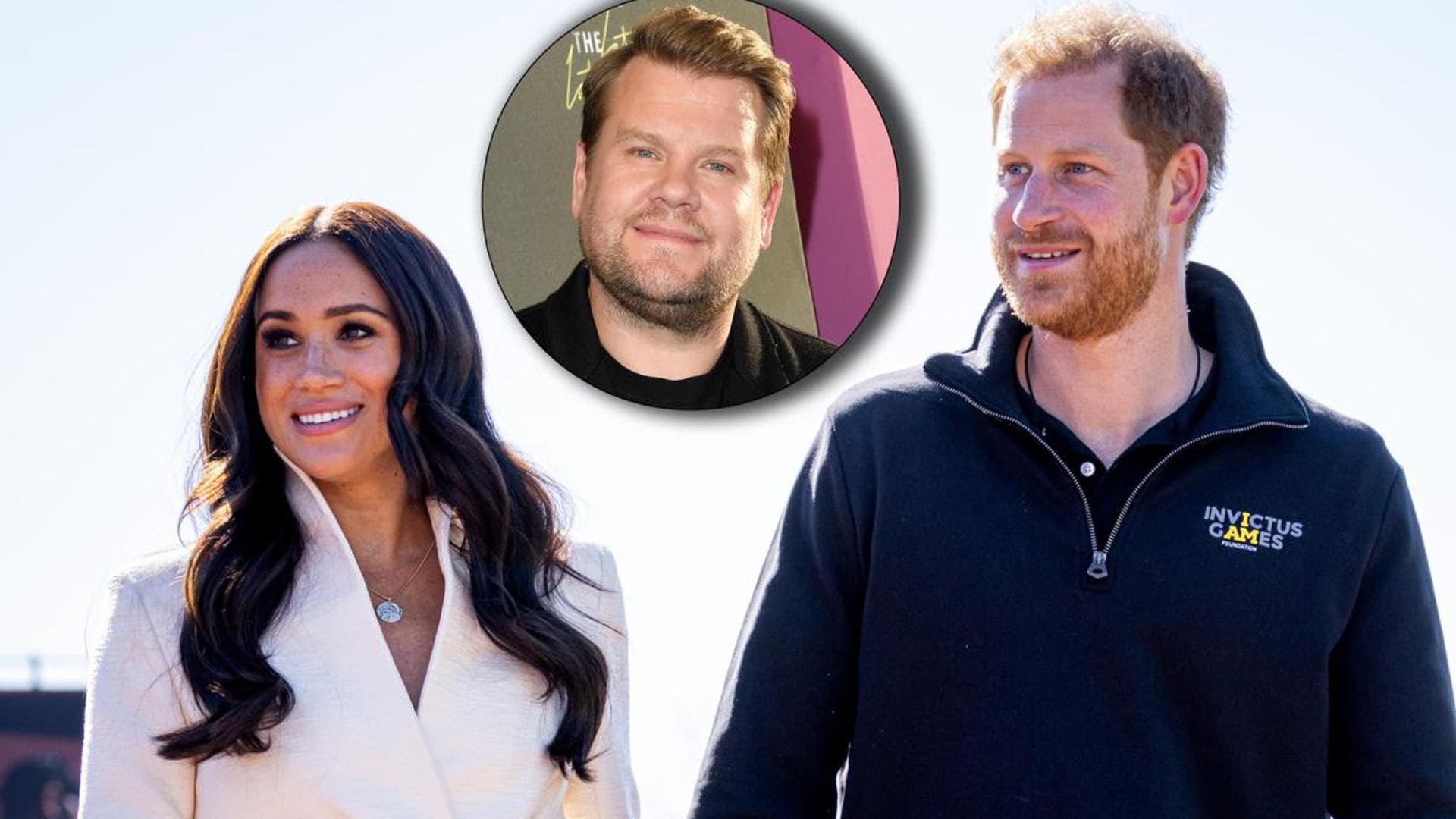 James Corden reveals his kids' play date at Meghan and Harry's home