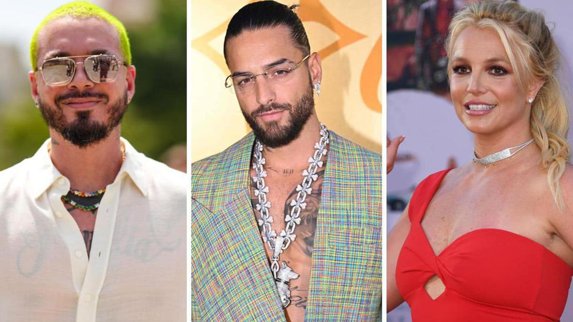 J Balvin talks about the famous photo of himself, Maluma, and Britney Spears in NY