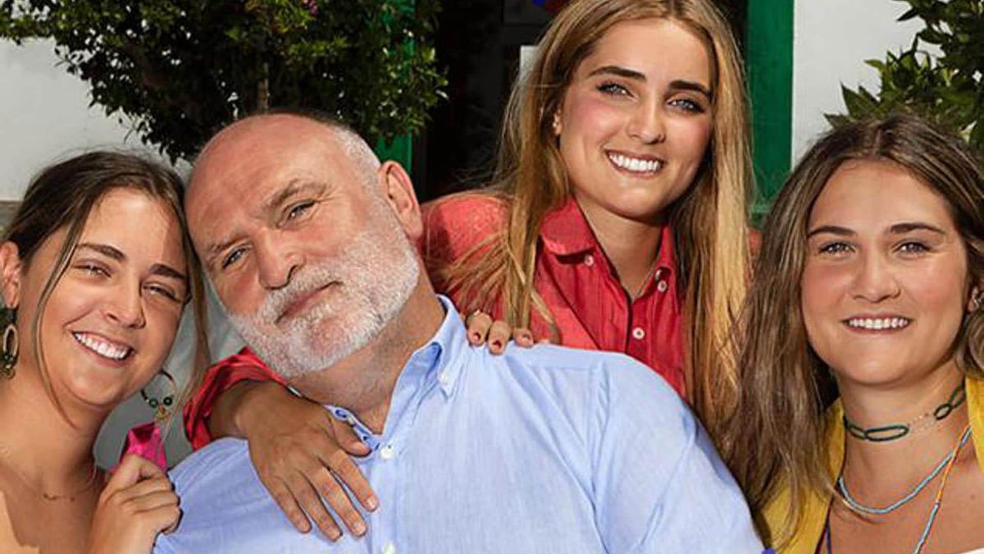 Chef José Andrés’ daughters recall the time their famous dad burned their eyelashes while making paella