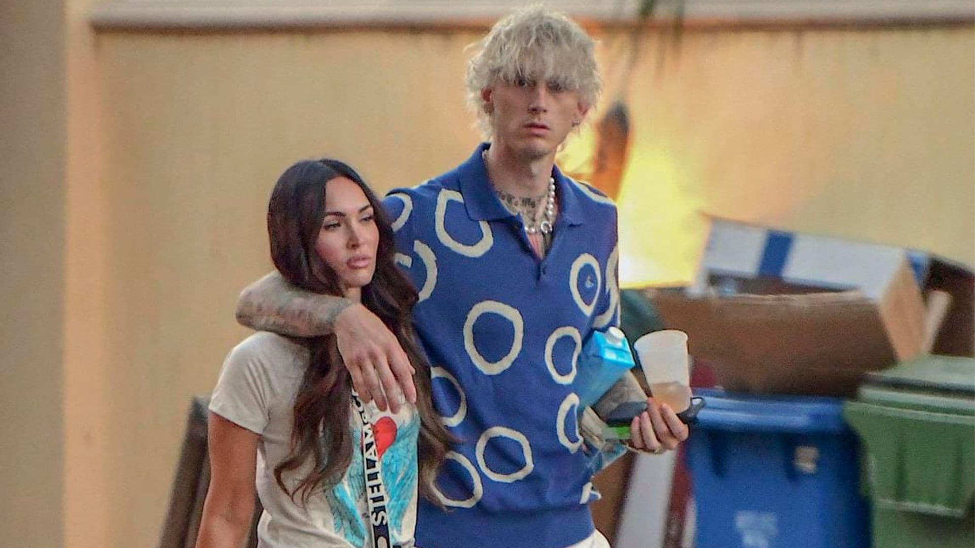 Megan Fox Supports Machine Gun Kelly At Secret Concert