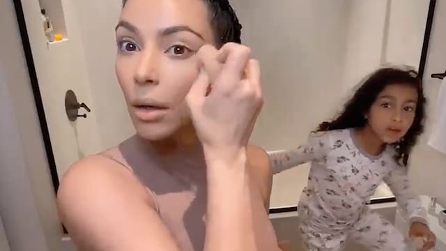Kim Kardashian y su hija North West