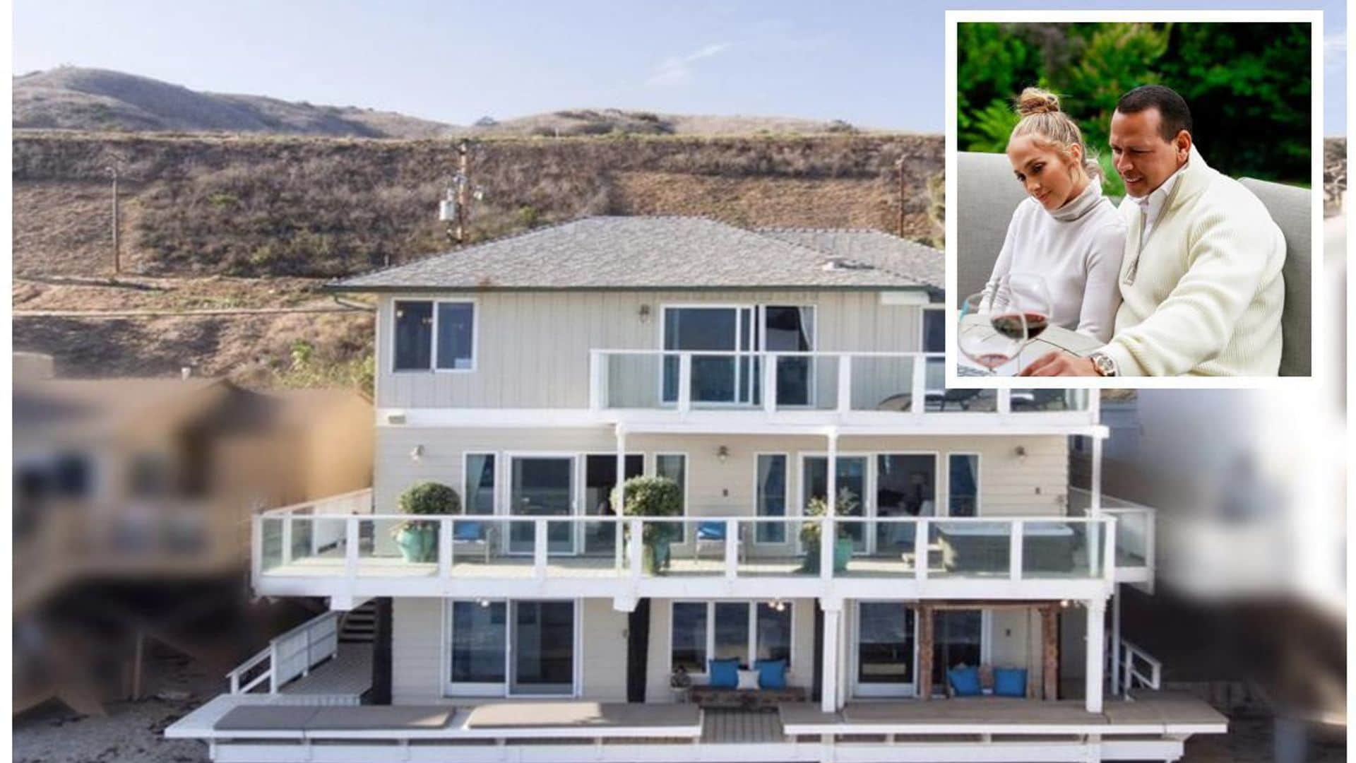 Jennifer Lopez and Alex Rodriguez mansion in Malibu