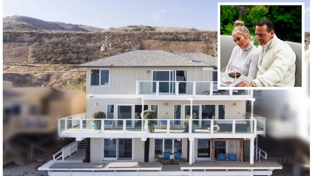 Jennifer Lopez and Alex Rodriguez mansion in Malibu