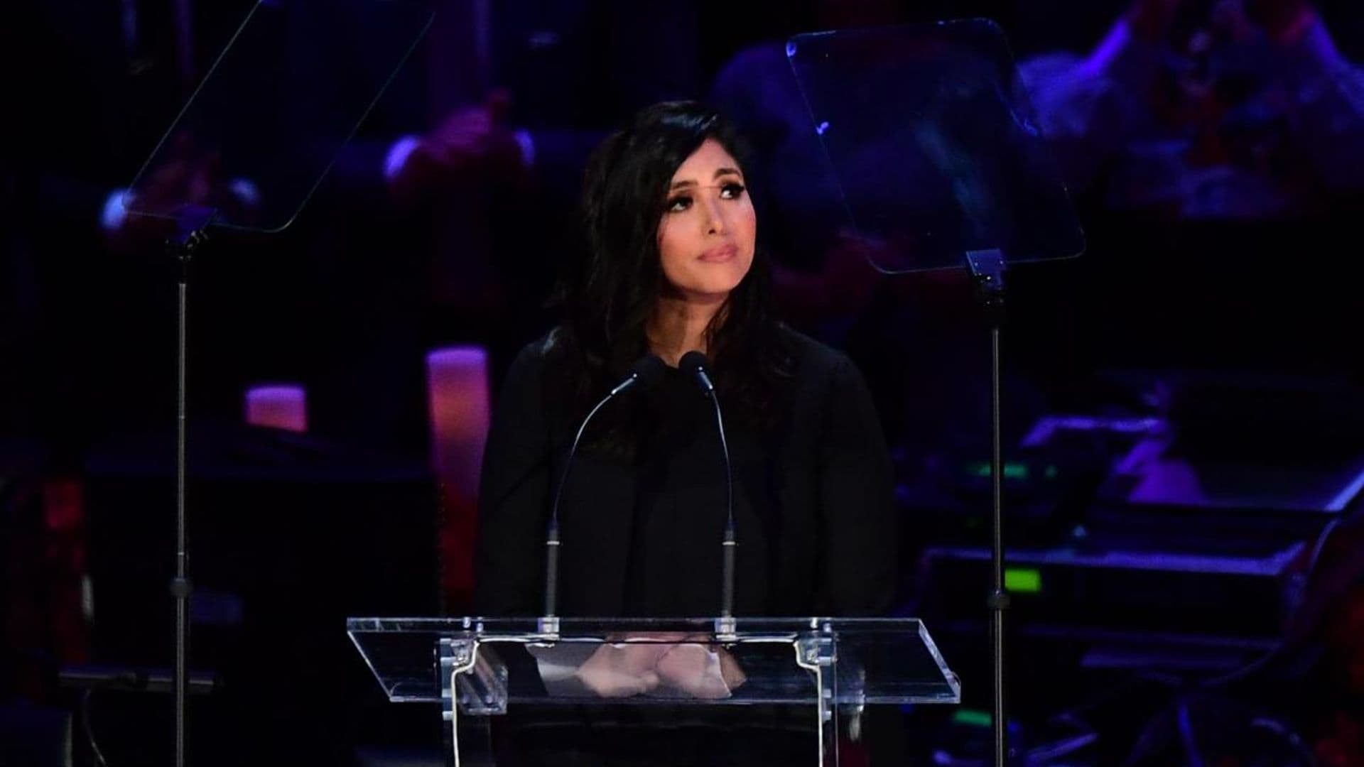 Vanessa Bryant during Kobe Bryant memorial