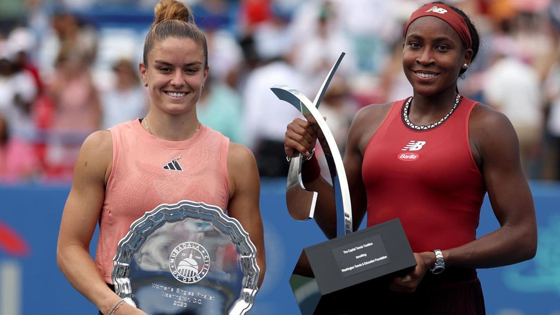 Maria Sakkari shares how Coco Gauff inspired her as she won a tennis tournament