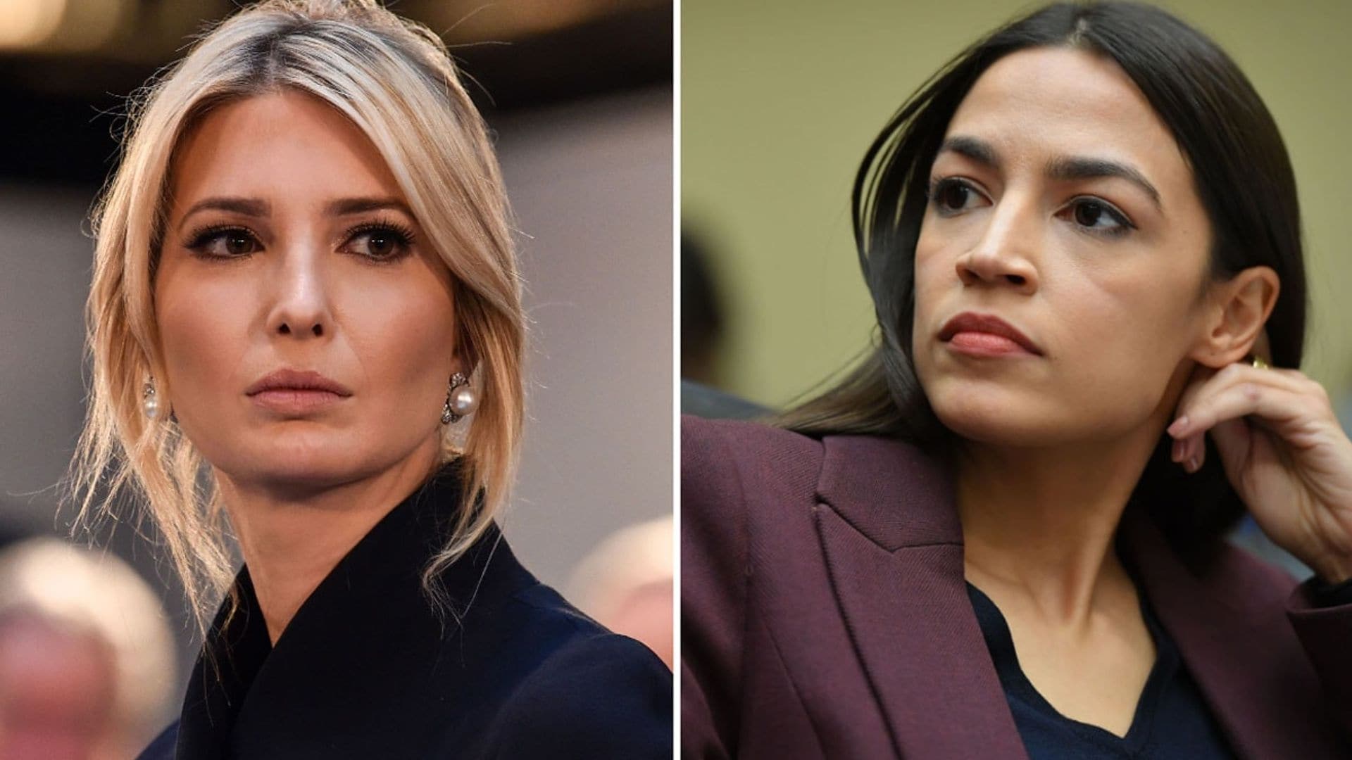 Ivanka Trump and Alexandria Ocasio Cortez Twitter Feud