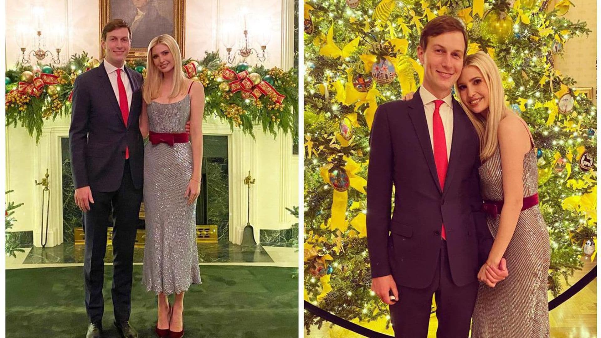 Ivanka Trump wears sequin dress for the second time at the ‘Christmas walk tour’