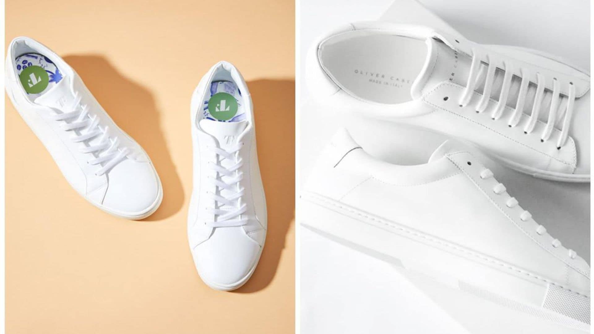 Trendy and classic white sneakers you can wear all summer long and beyond