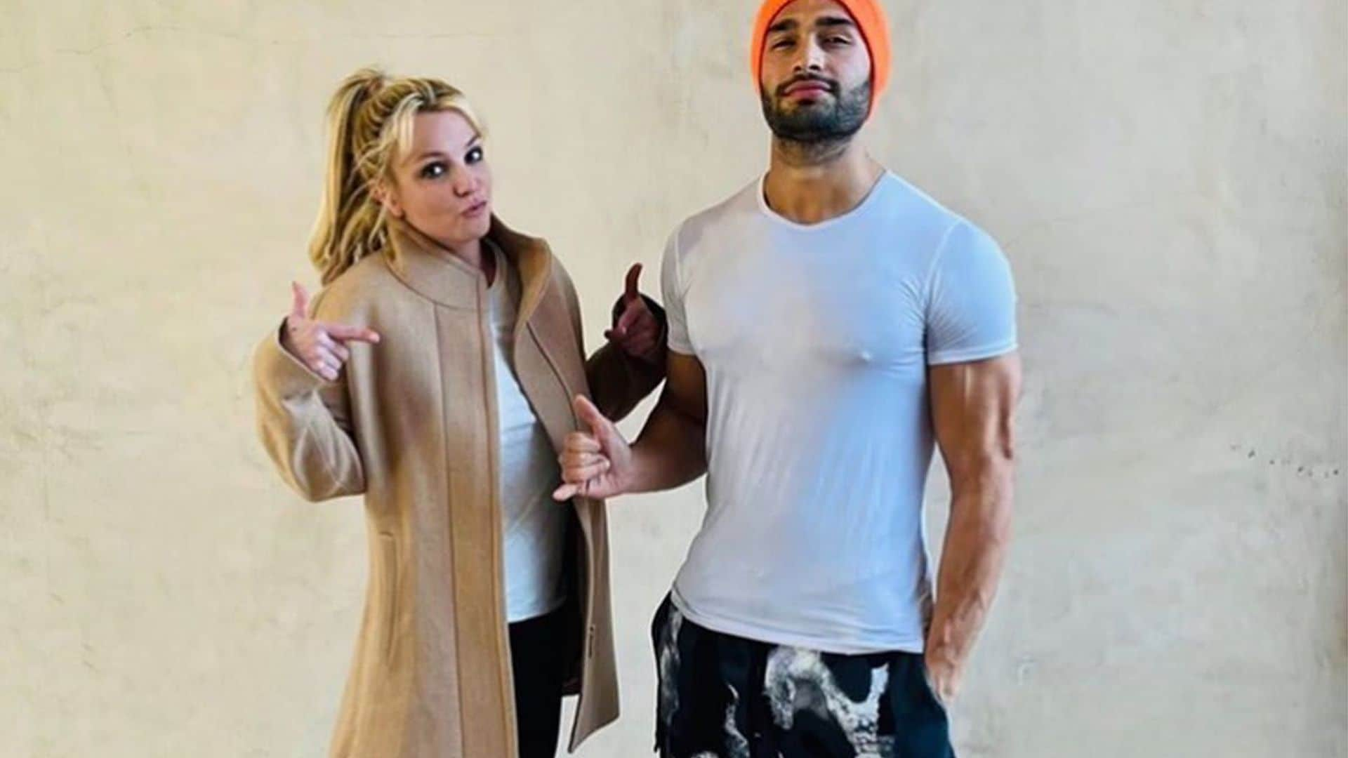 Britney Spears jokes she's recording an album with boyfriend Sam Asghari and Dr. Dre