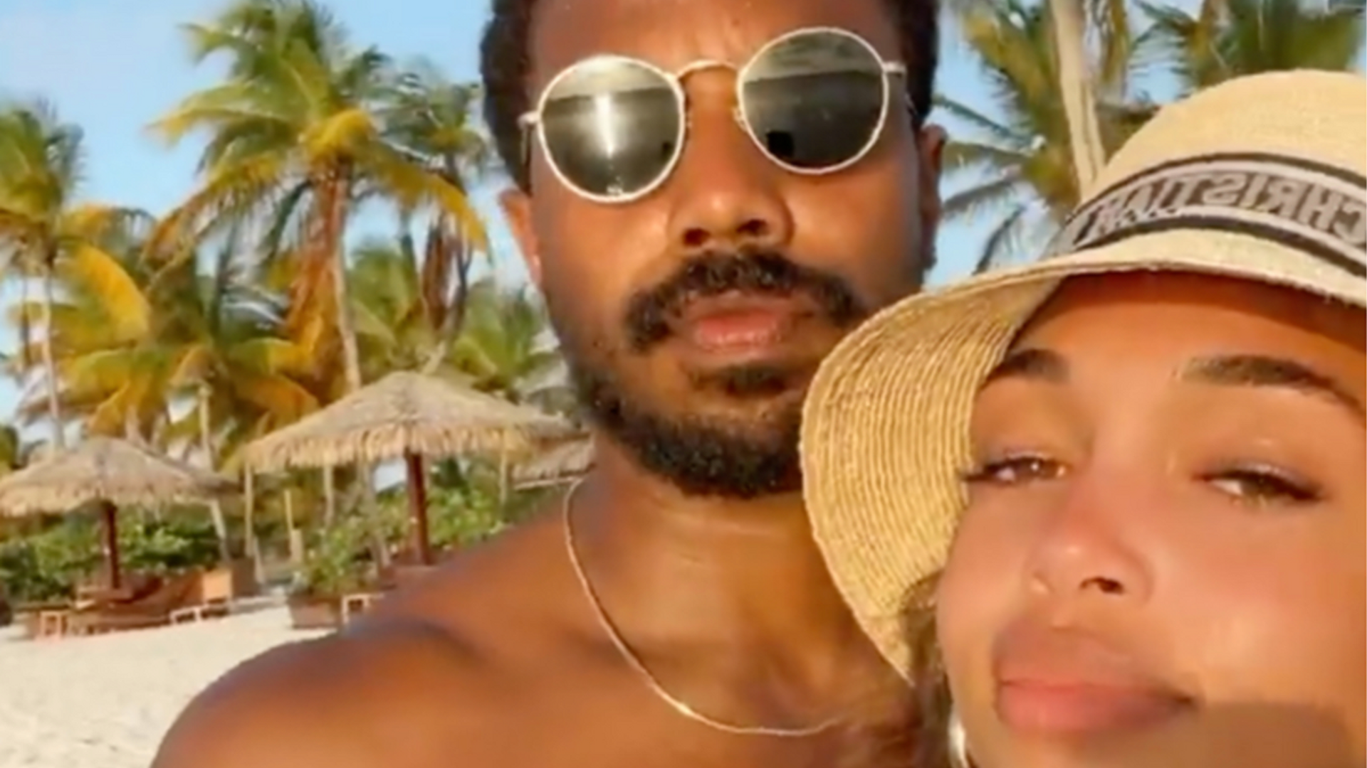 Lori Harvey shares romantic video of herself and Michael B. Jordan on vacation