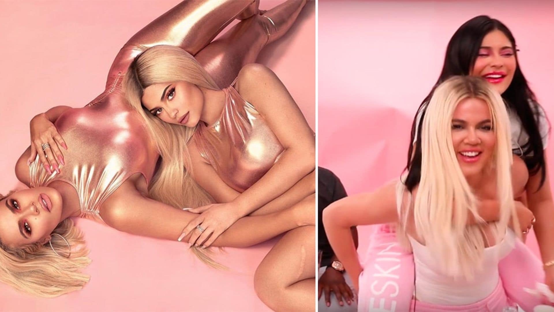 Kylie Jenner and Khloé Kardashian get wild during makeup tutorial