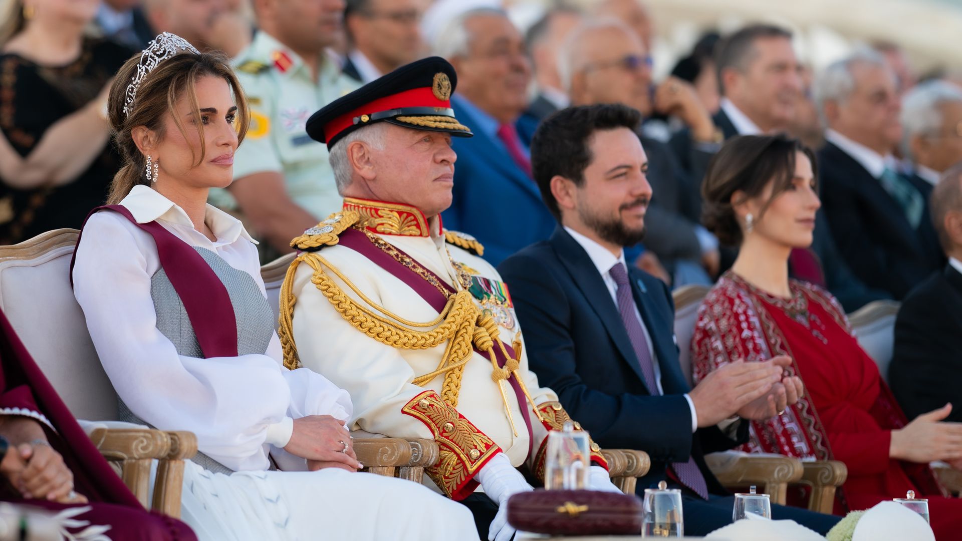 Queen Rania of Jordan shares a family photo and message for the New Year