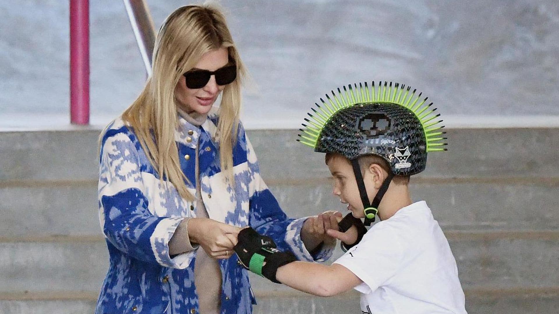 Ivanka Trump looks like a ‘cool mom’ at the skatepark with her sons