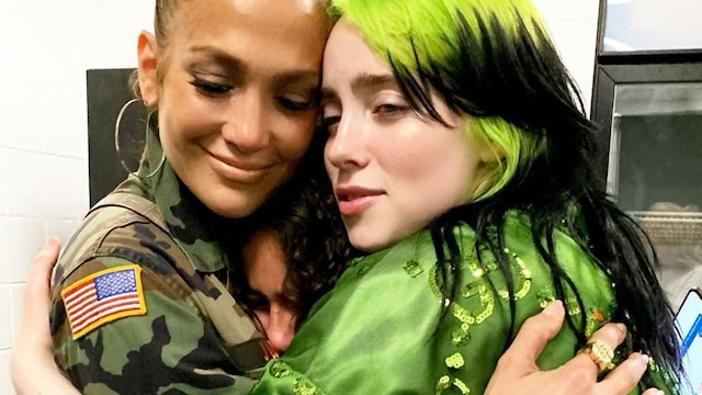 JenniferLopez's daughter Emme meets Billie Eilish