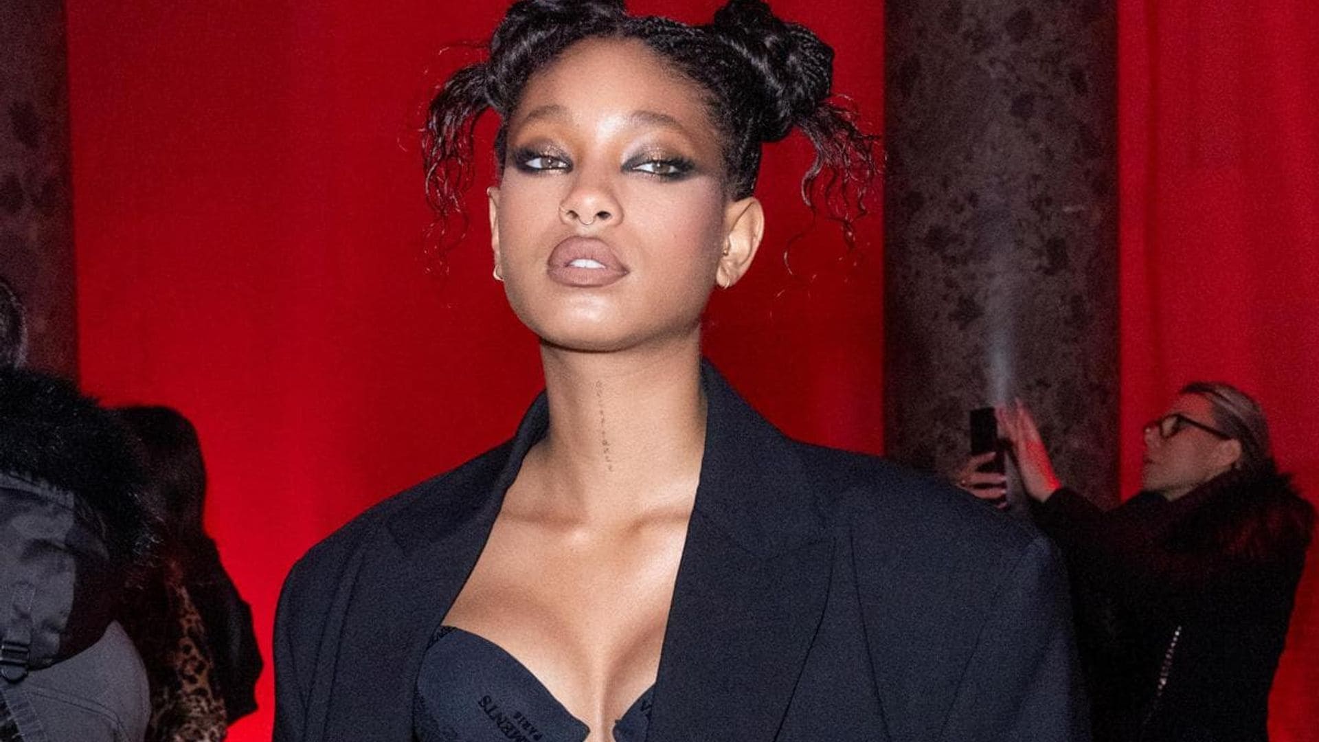 Willow Smith turns heads in gold chain dress at the 2024 Met Gala afterparty