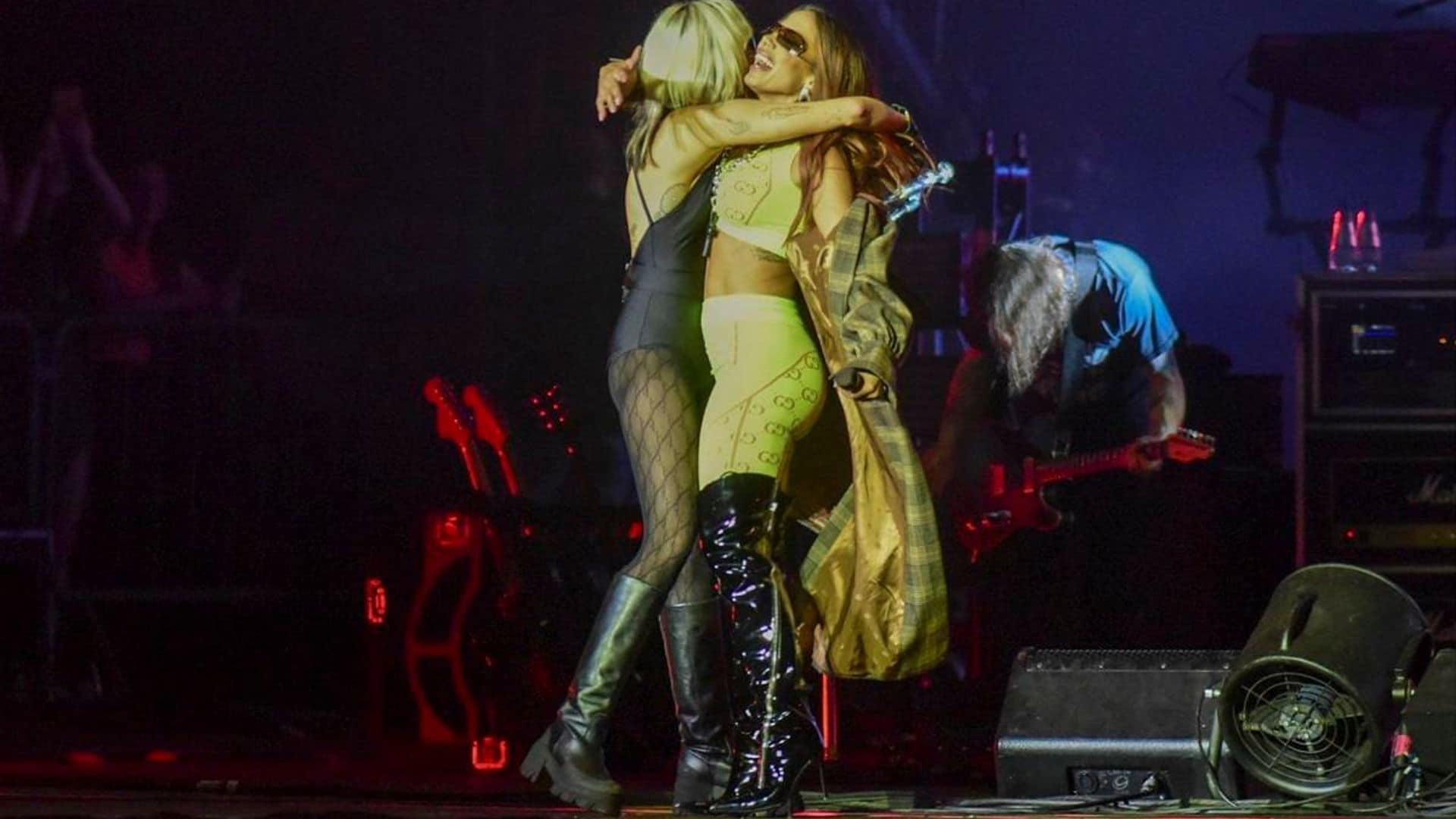 Anitta joins Miley Cyrus on stage in Brazil during concert dedicated to Taylor Hawkins