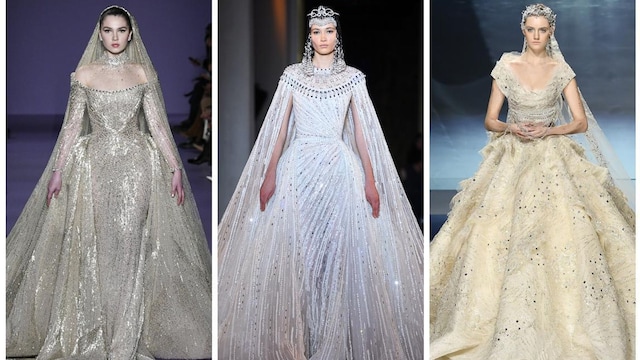 Wedding dress looks from spring 2020 Paris Haute Couture