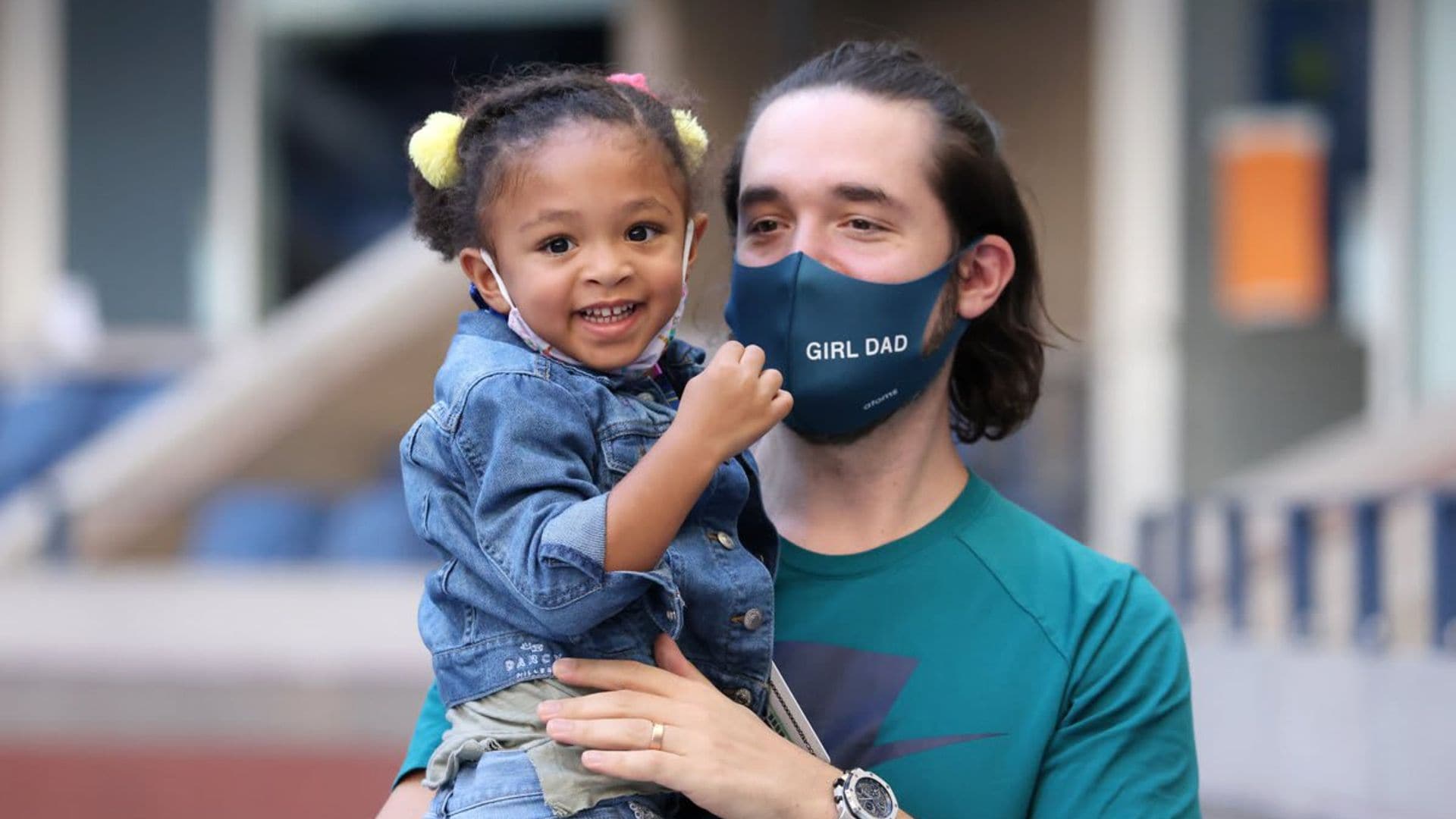 Olympia Ohanian tried her best to make her dad’s hair look good