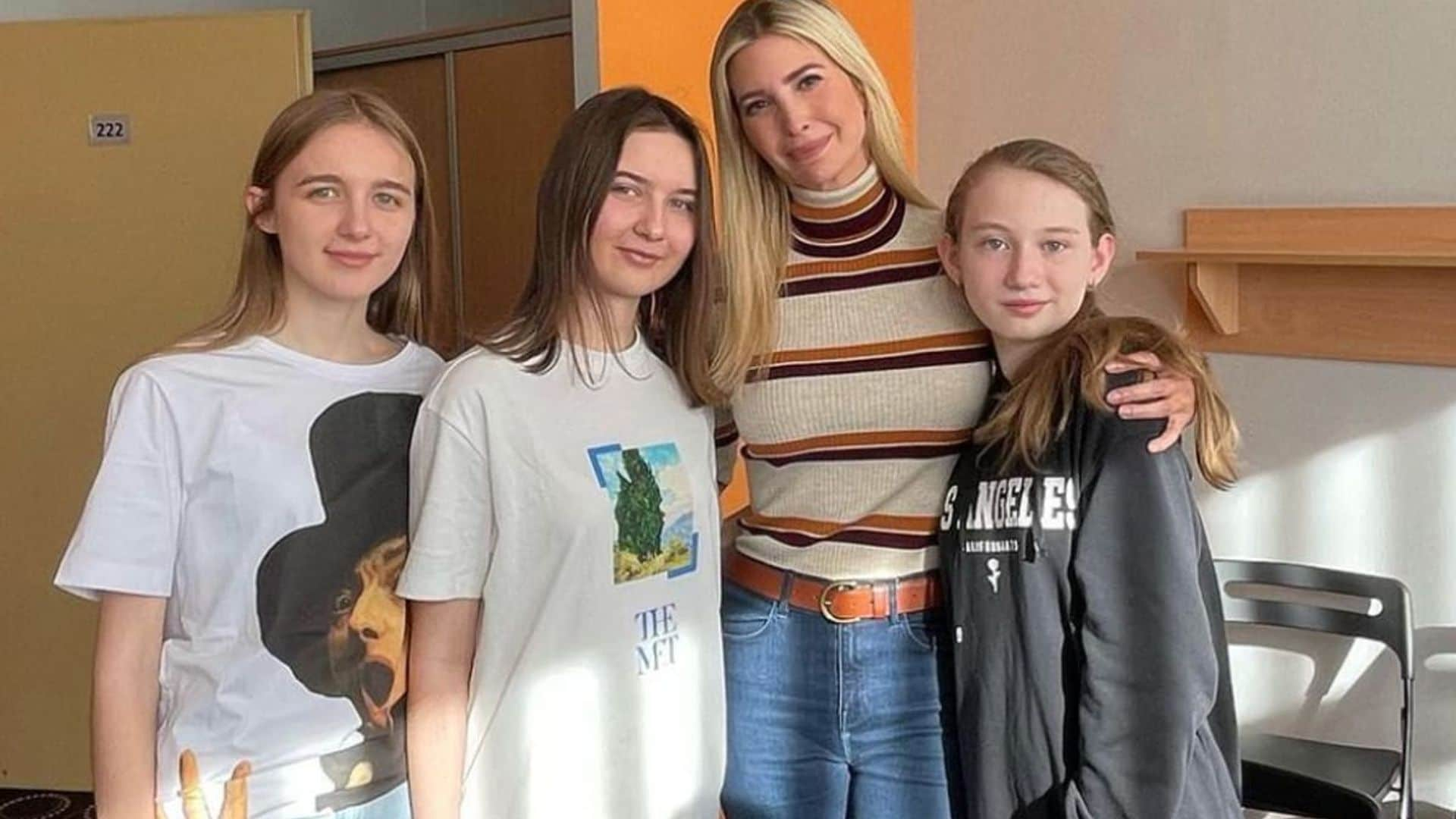 Ivanka Trump ‘grateful’ to visit and provide aid to Ukrainian refugees in Poland