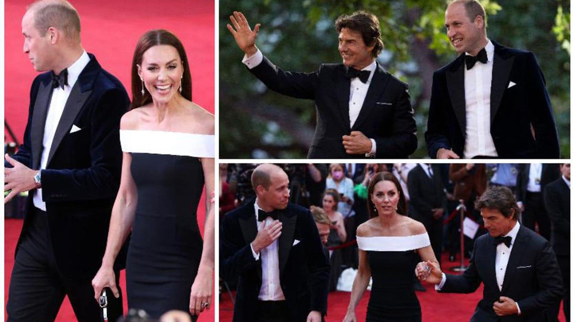 All the best photos from Prince William and Kate's red carpet appearance with Tom Cruise
