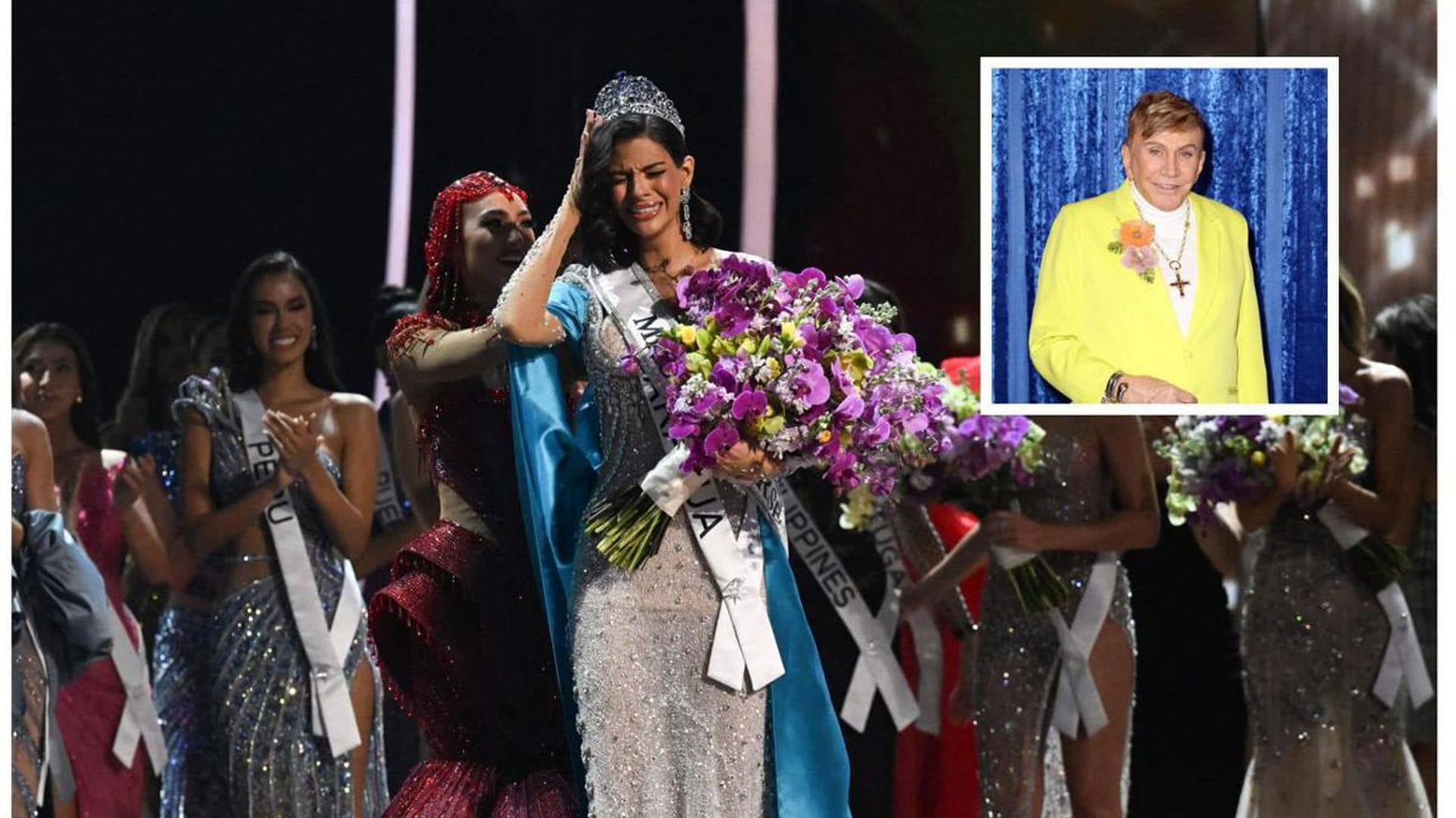 Sheynnis Palacios and Miss Universe co-owner welcome Osmel Sousa into the organization