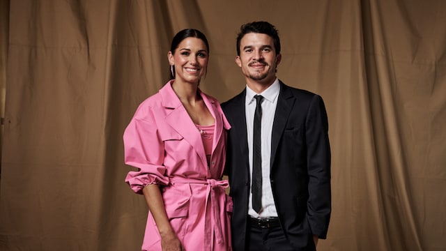 Alex Morgan and Servando Carrasco pose for a portrait ahead of The Best FIFA Football Awards 2022 on February 27, 2023, in Paris, France. (Photo by Gareth Cattermole - FIFA/FIFA via Getty Images)