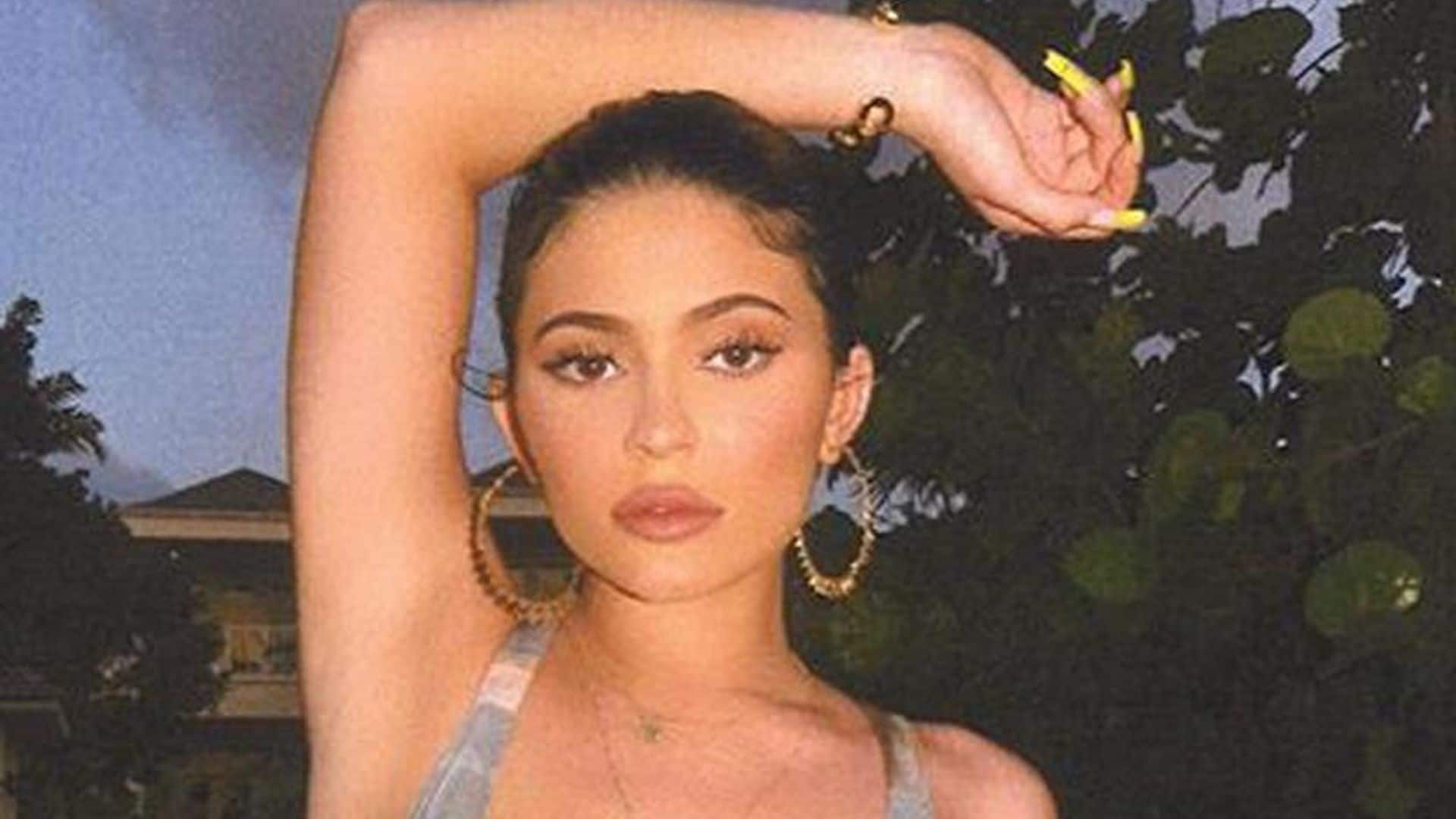 Kylie Jenner's graphic Jean Paul Gaultier swimsuit will have you doing a double-take