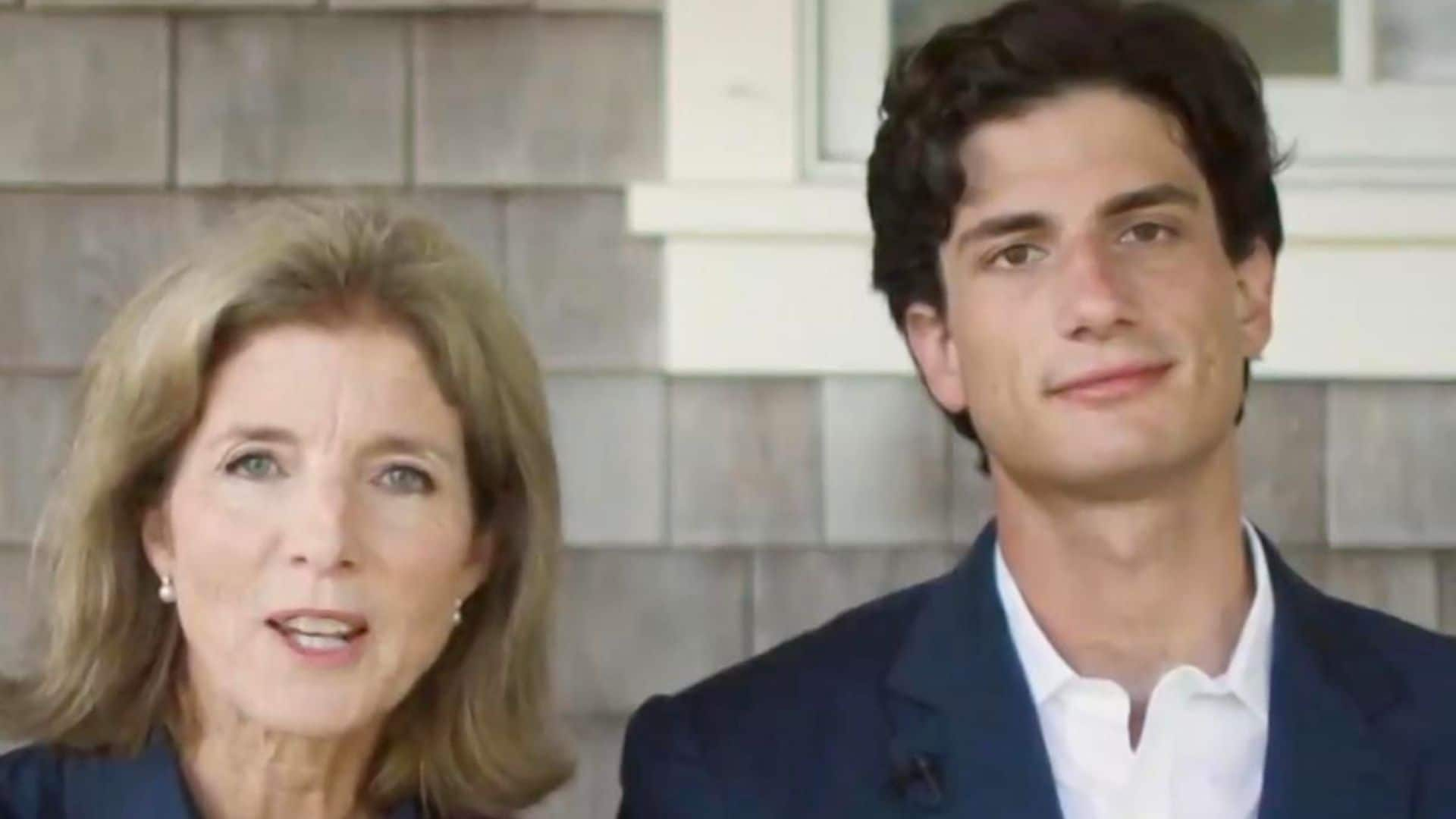 JFK’s grandson and daughter go for a swim in his honor