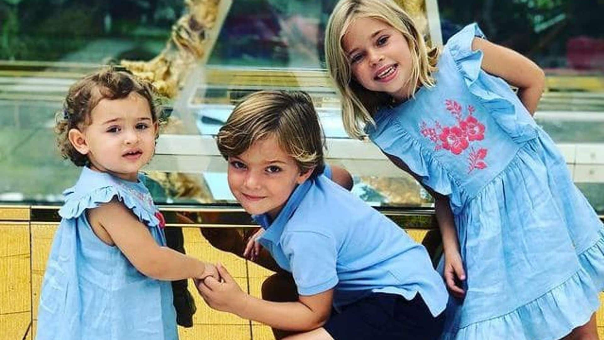 Princess Madeleine's three kids star in new holiday photo