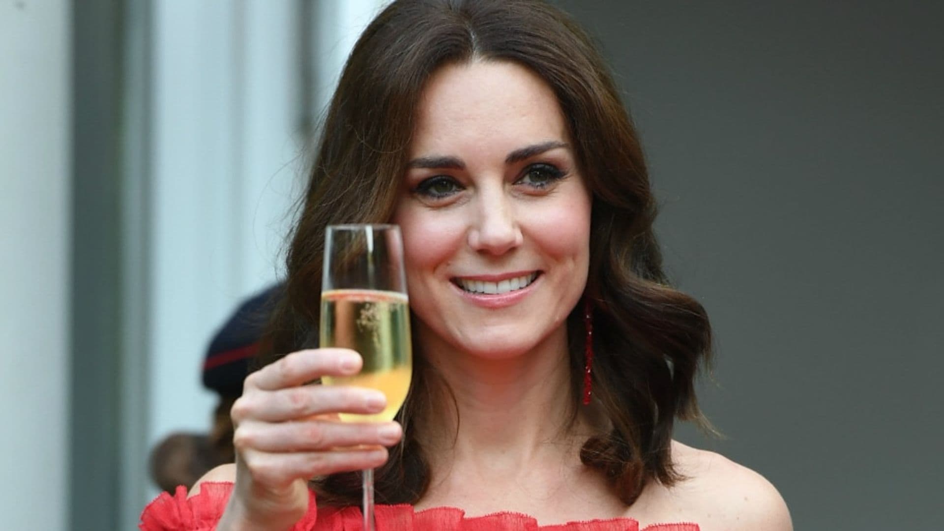 Kate Middleton steps out for mom's birthday party in red hot Alexander McQueen rewear