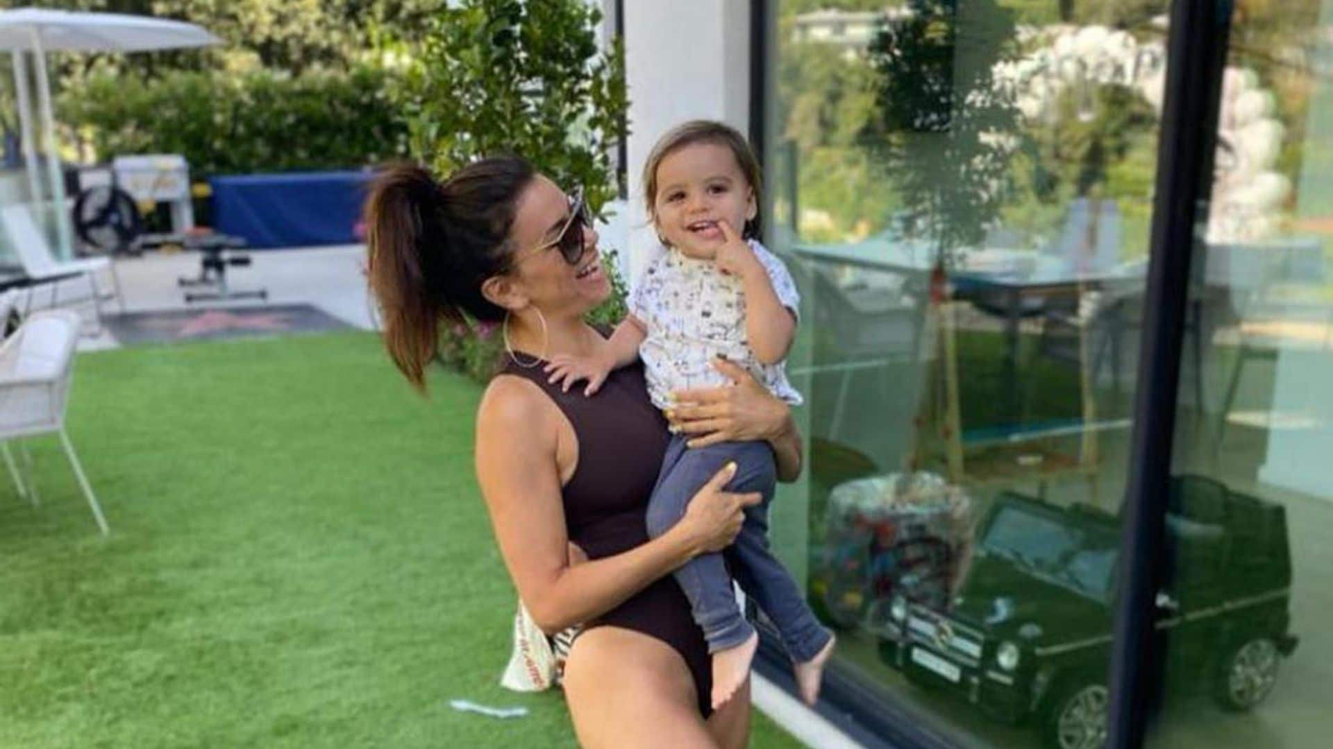 Eva Longoria and son Santiago Bastón summons the Summer in adorable post