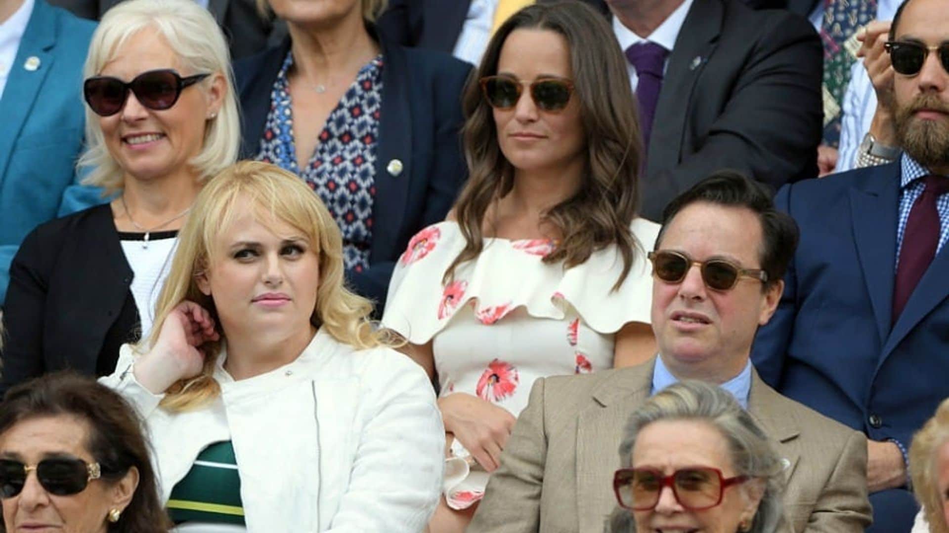 Actress Rebel Wilson was seated in front of the Duchess of Cambridge's siblings.
<br>
Photo: Karwai Tang/WireImage
