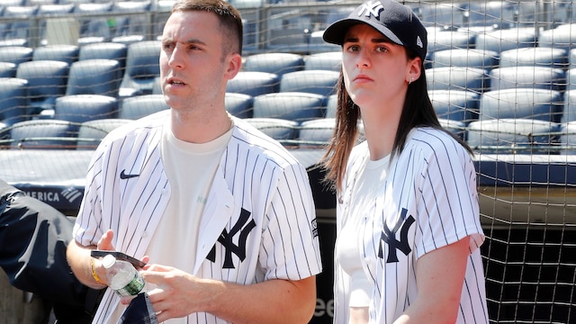 Connor McCaffery and Caitlin Clark