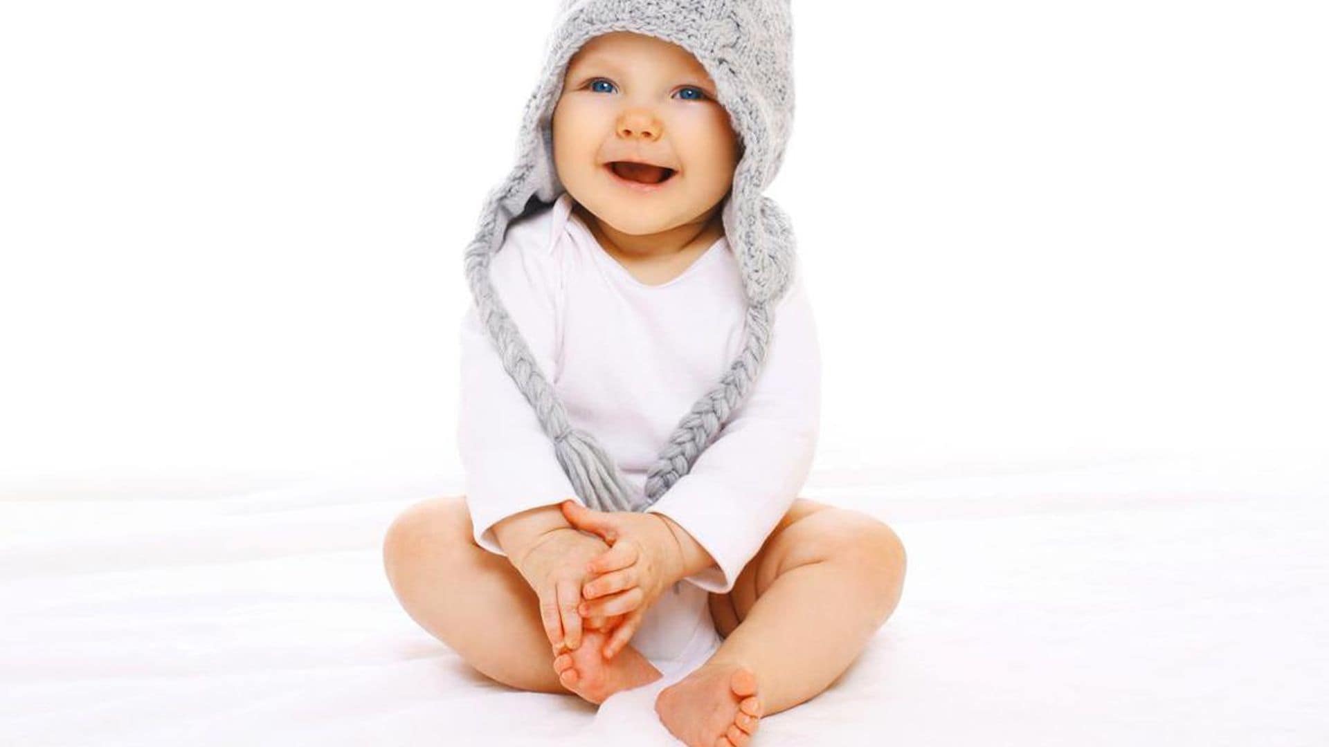 Baby with a winter hat