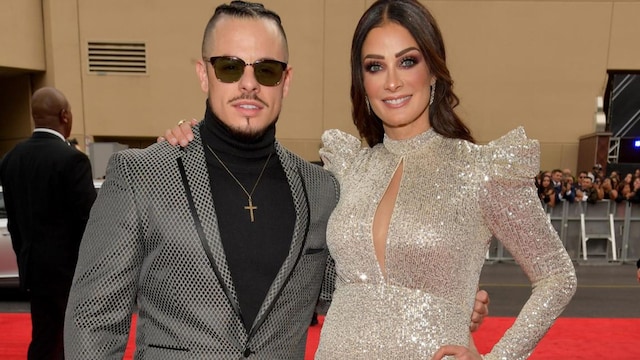 Casper Smart and Dayanara Torres at Latin Grammy Awards