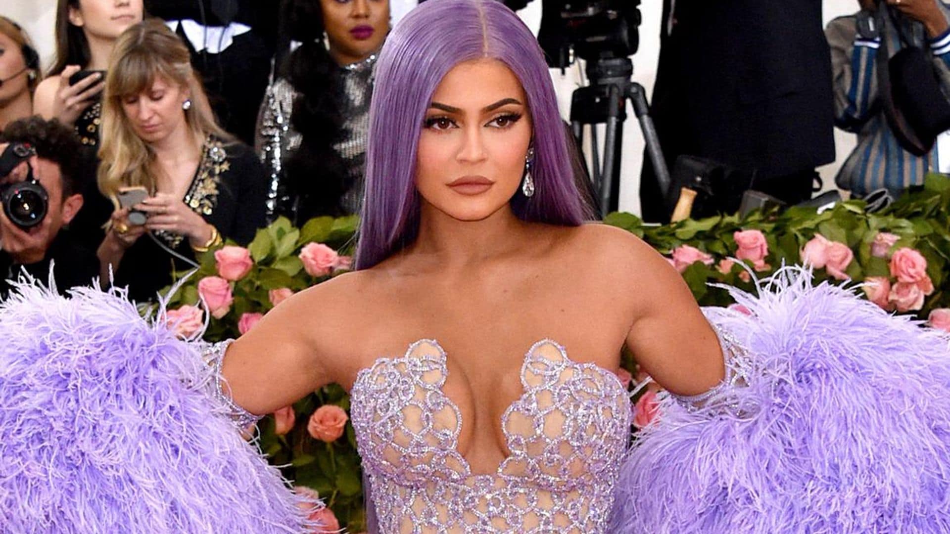 Kylie Jenner shows off her natural hair as she strips down for self-isolation – see the photo