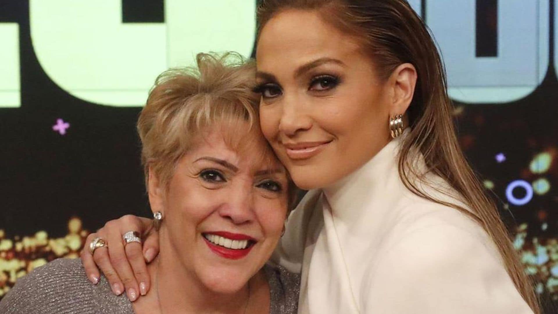 Jennifer Lopez with mom Guadalupe