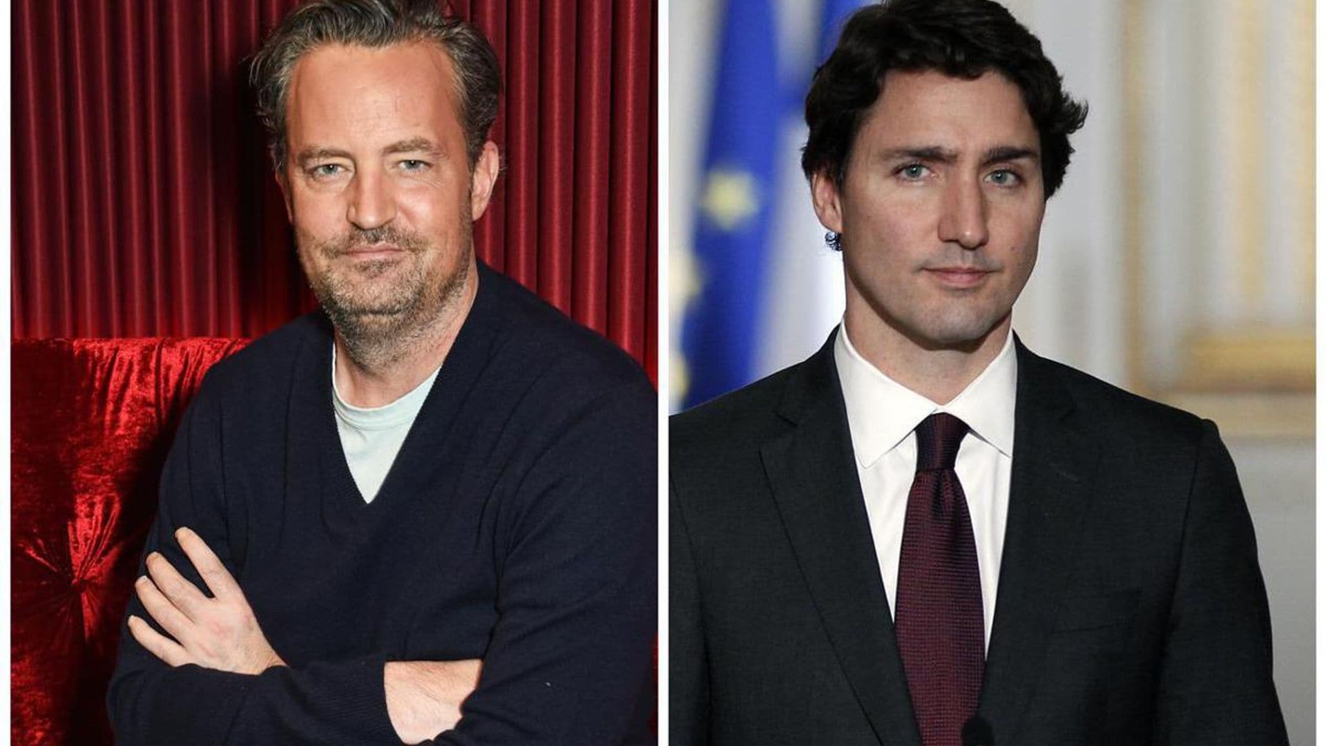 The connection between Matthew Perry and Justin Trudeau, the Prime Minister of Canada