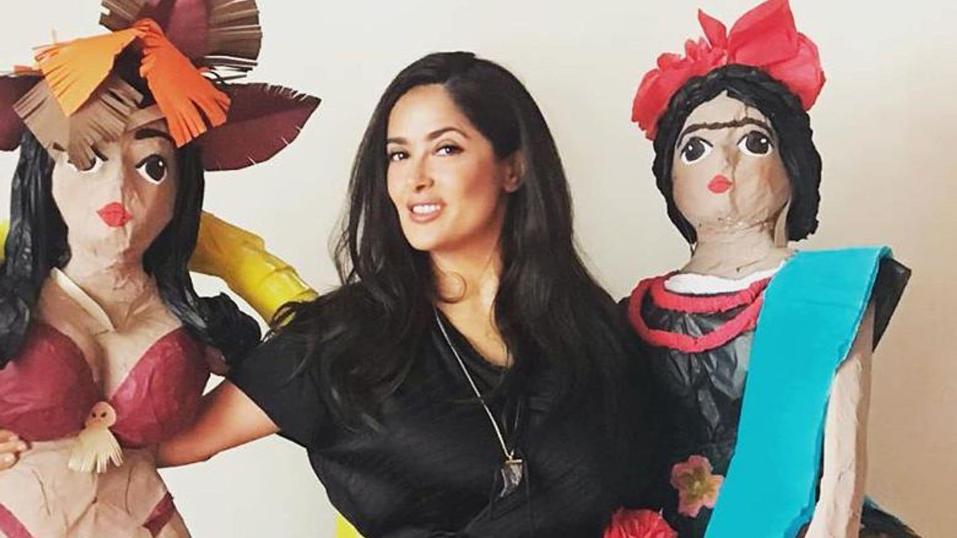 Salma Hayek had two big reasons to celebrate Mexico's Independence Day