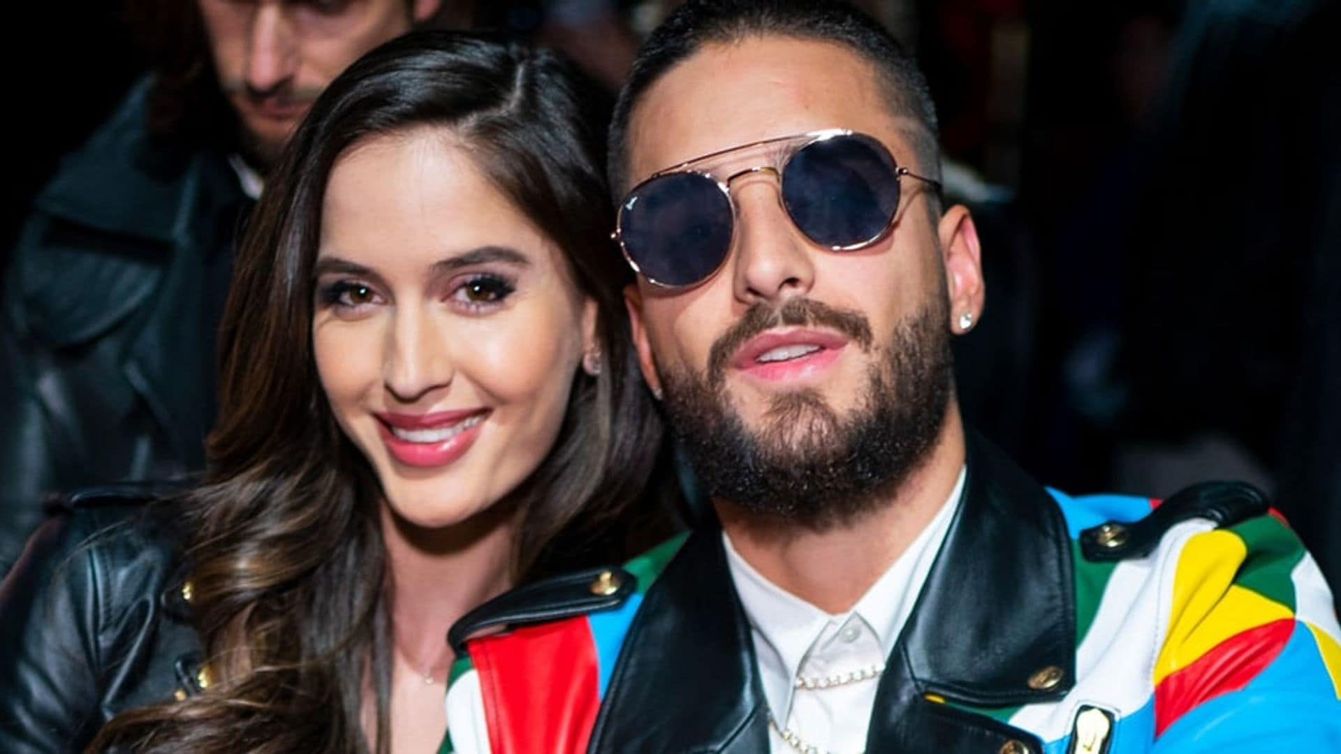Maluma and Natalia Barulich celebrate 2 year anniversary with PDA filled trip to Spain