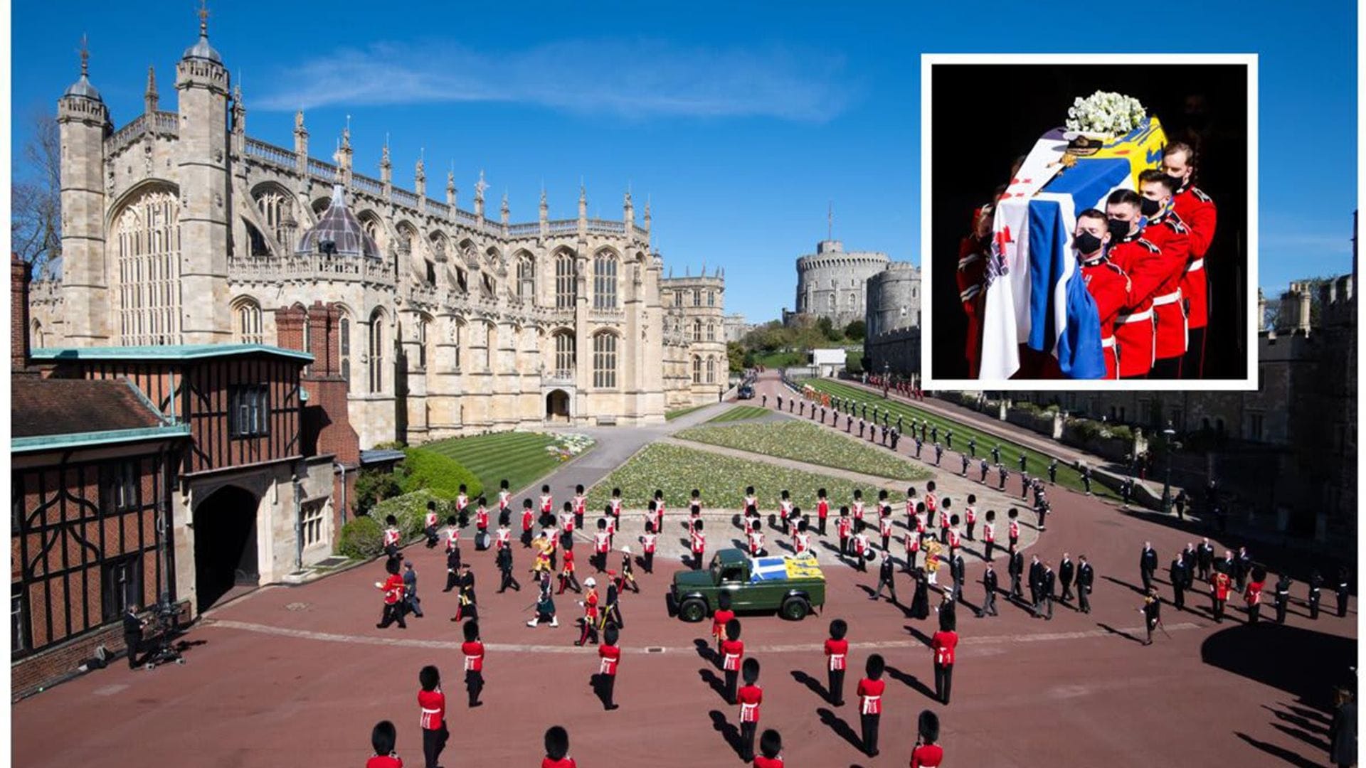 Prince Philip laid to rest in emotional funeral ceremony at Windsor Castle