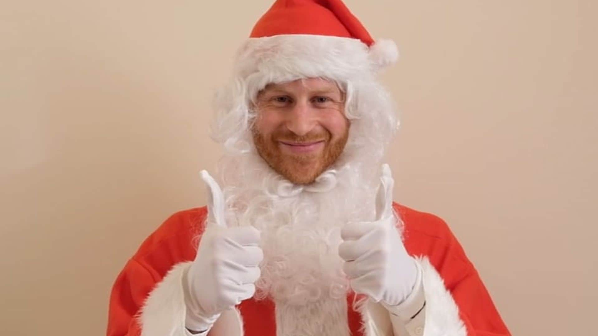 Prince Harry dressed up as Santa for a special reason: Watch