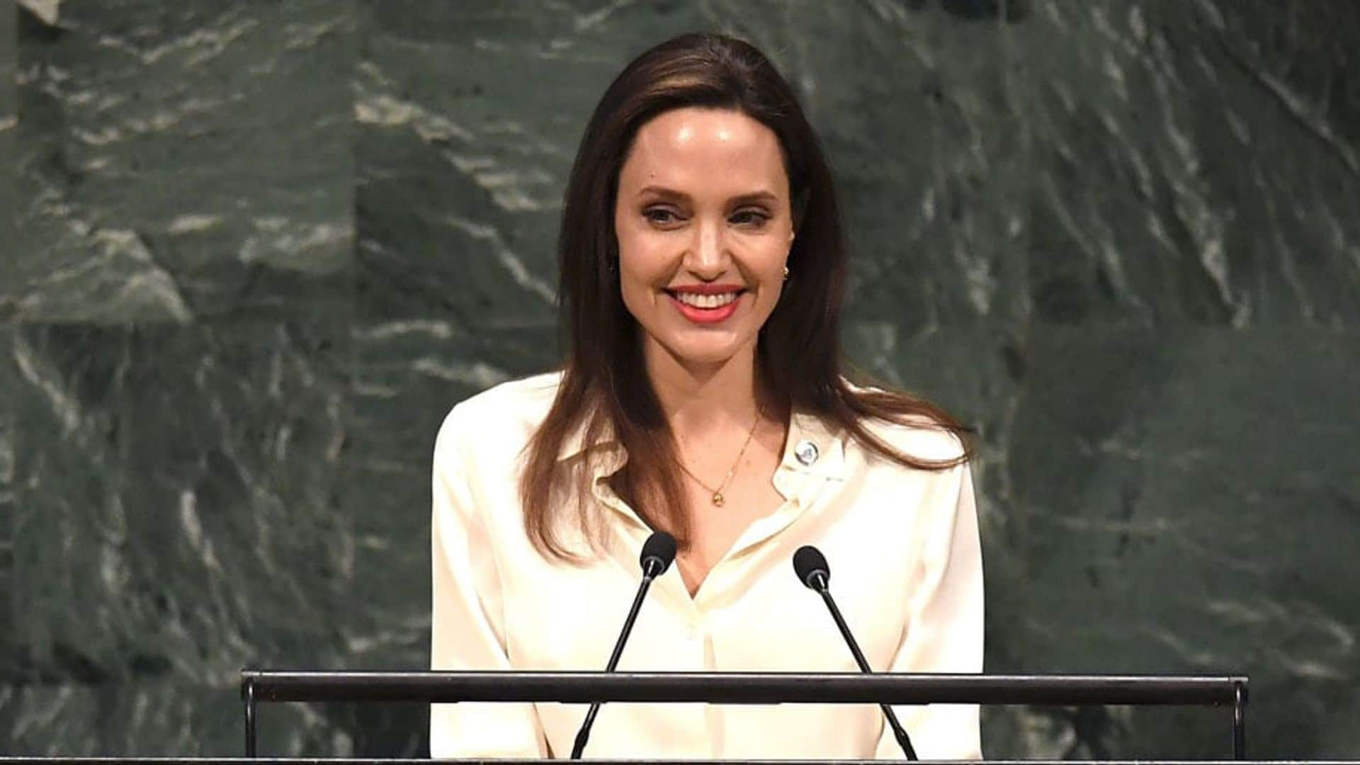 Is Angelina Jolie considering a career in politics?