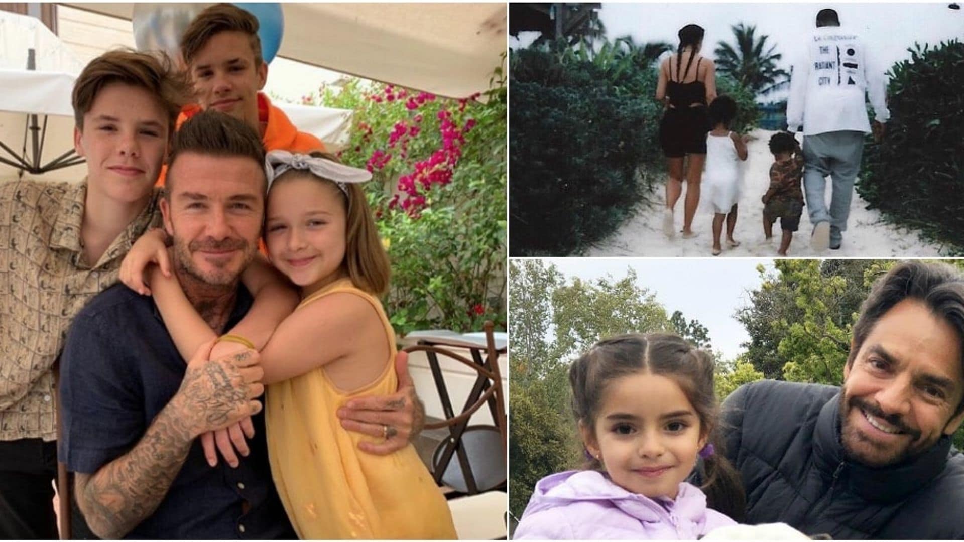 Glad for dad! David Beckham's Spanish fiesta and more stars getting the Father's Day treatment