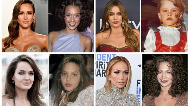 Angelina Jolie, Charlize Theron, and Sofia Vergara with dyed hair