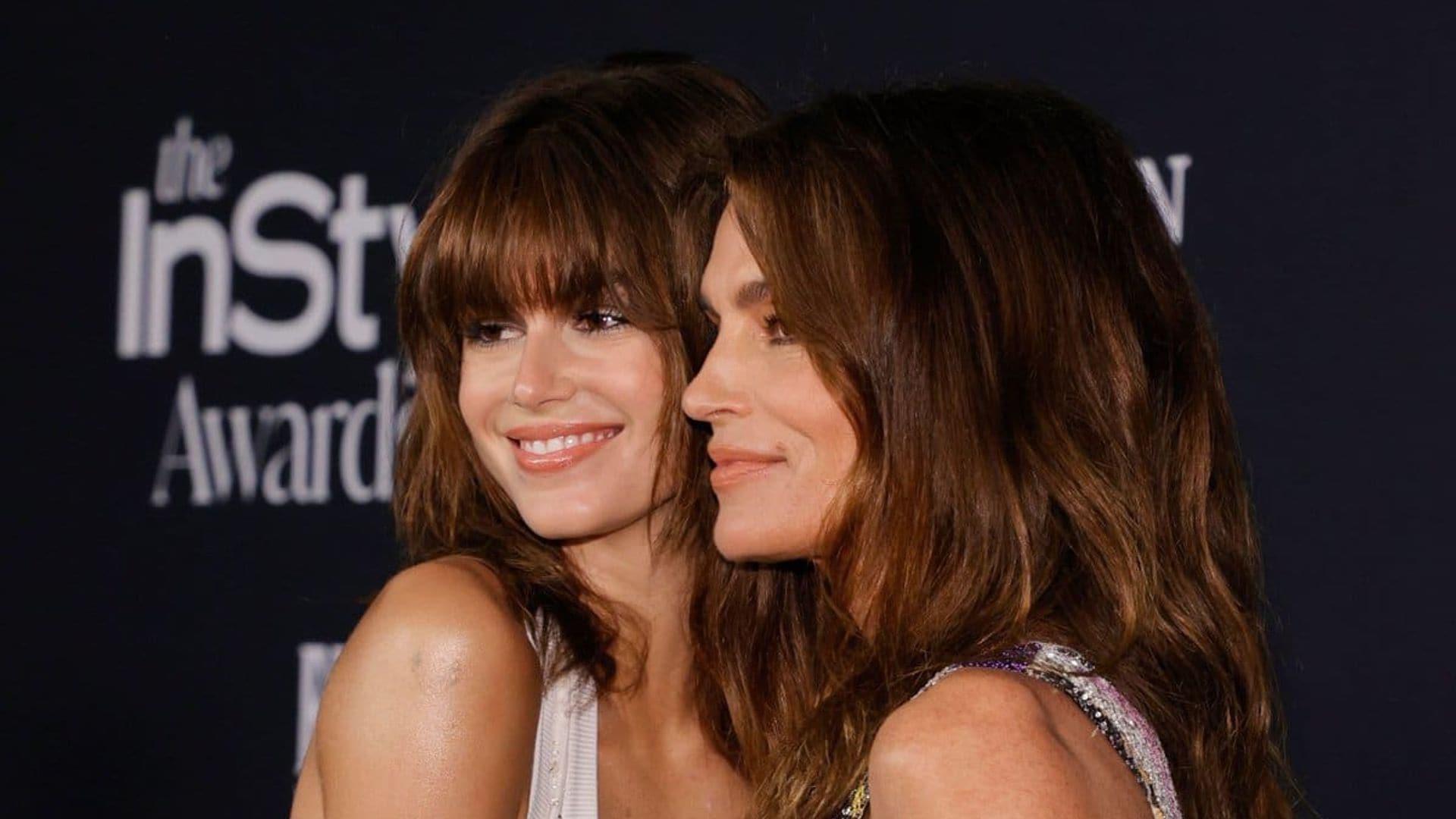 Cindy Crawford and lookalike daughter Kaia Gerber steal the show at the InStyle Awards