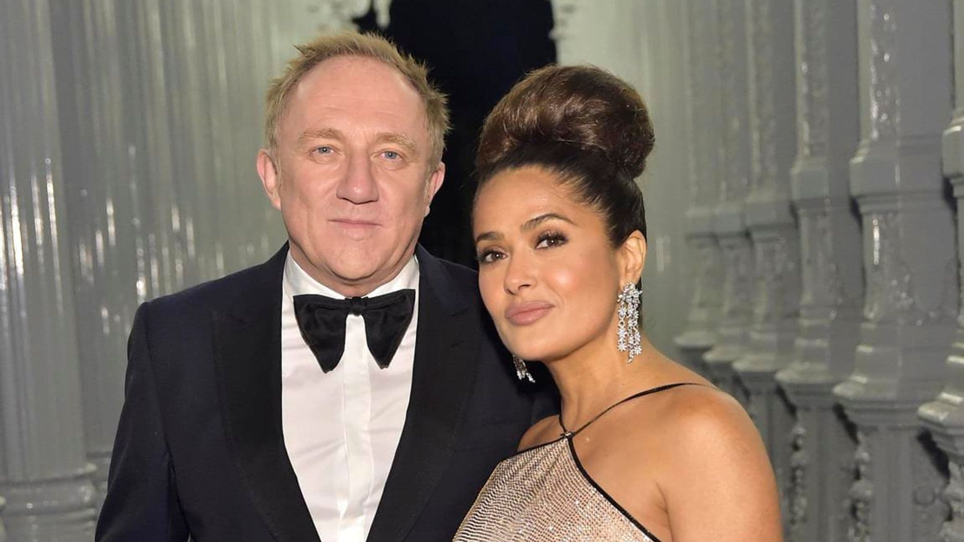 Salma Hayek’s billionaire husband Francois-Henri Pinault donates 3 million masks