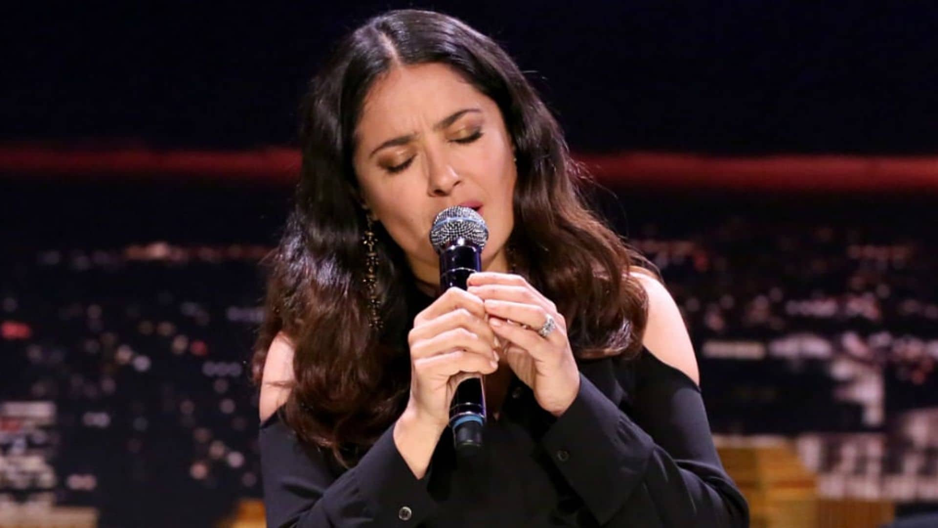 It's Salma Hayek's birthday and she'll cry if she wants to: Hear her amazing voice!