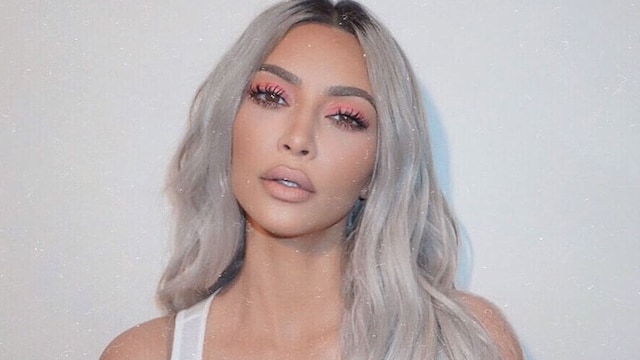 Kim Kardashian psoriasis face